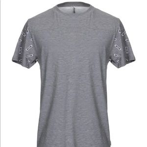 Moschino Gray Patterned “Undershirt” - L - NWOT